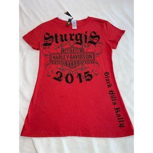 NWT Harley Davidson Ladies Sturgis Rally Tee Size Small